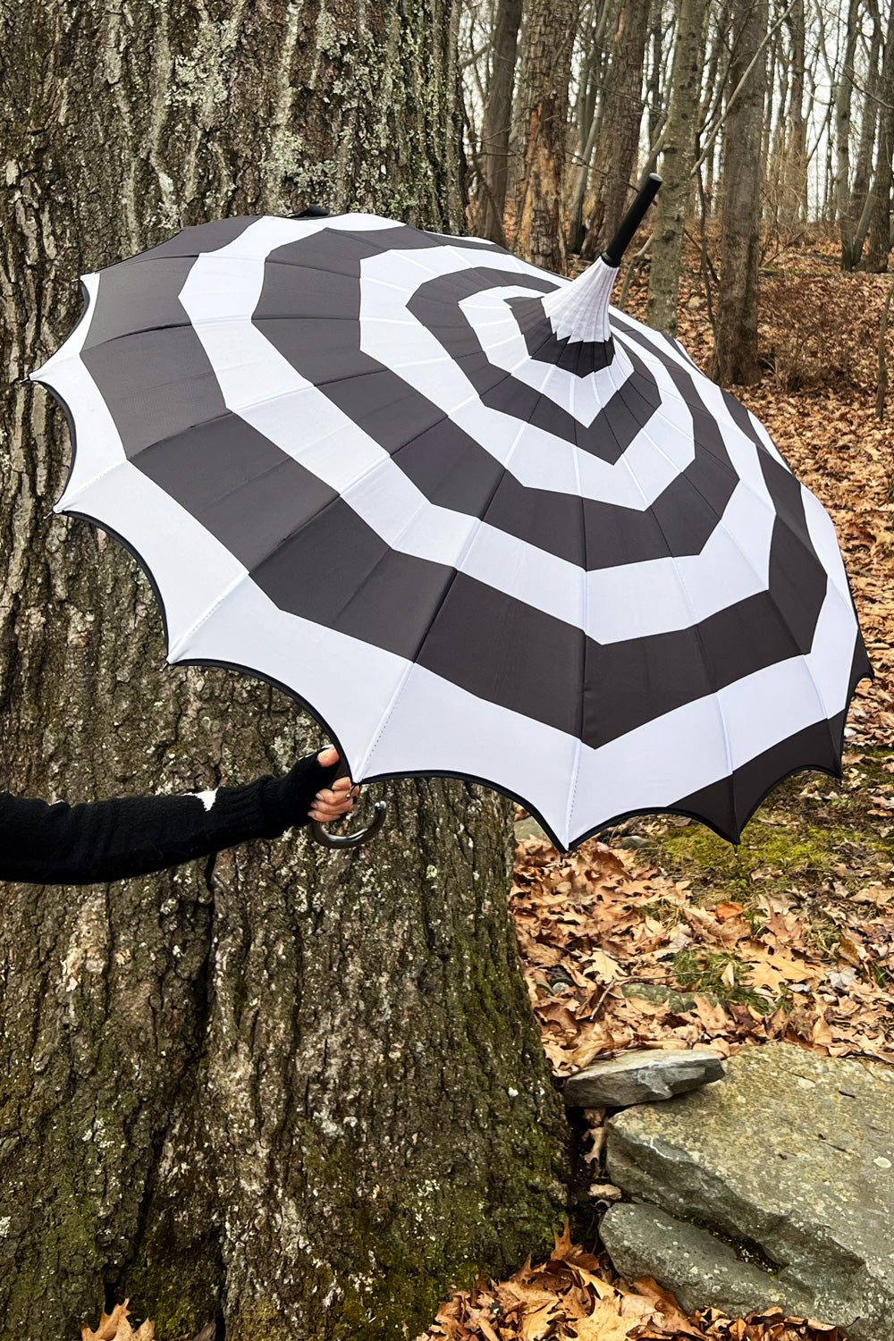 Batwing Pagoda Umbrella [SPOOKY SPIRAL]