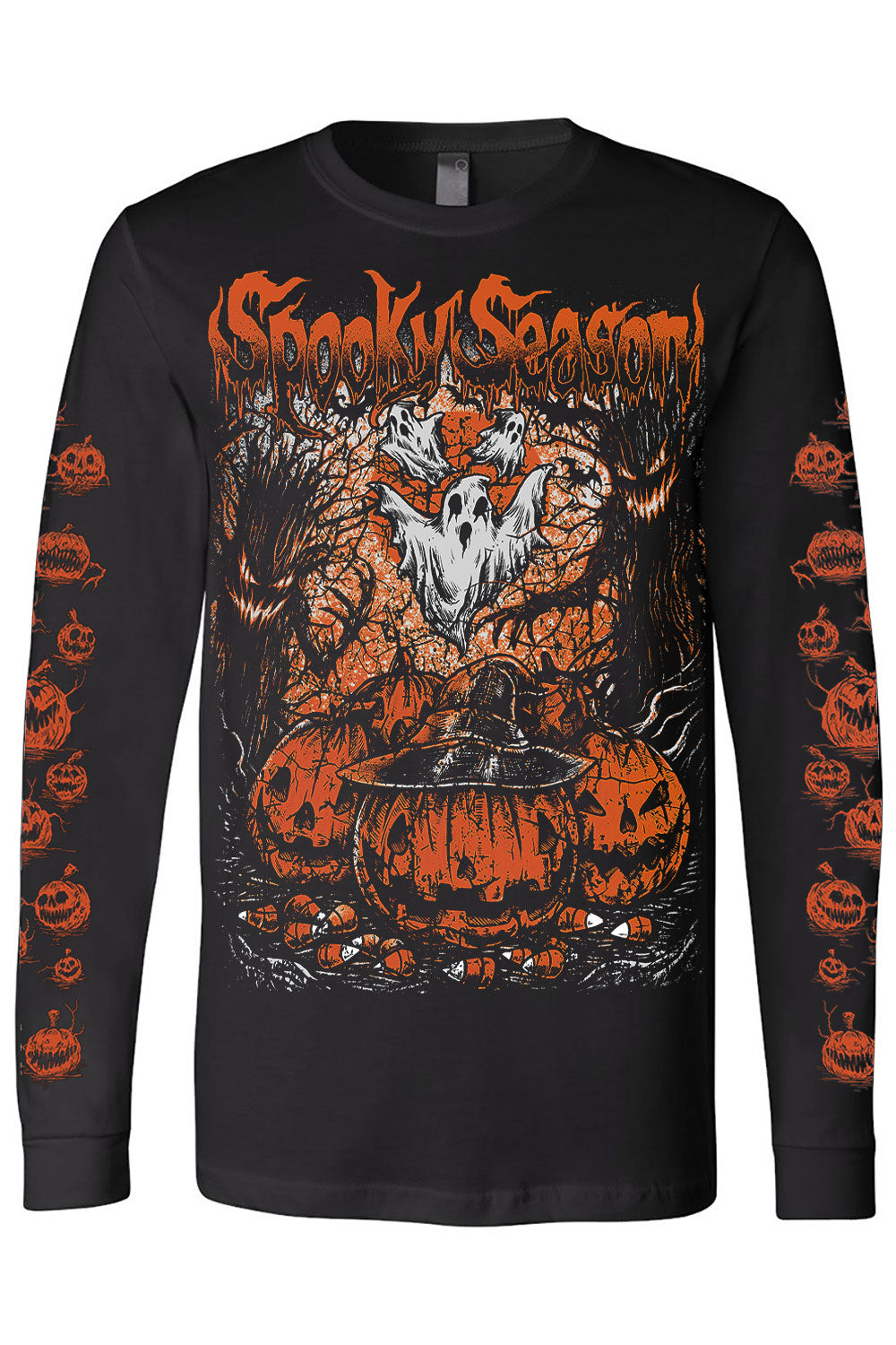 creepy cute halloween long sleeve tshirt