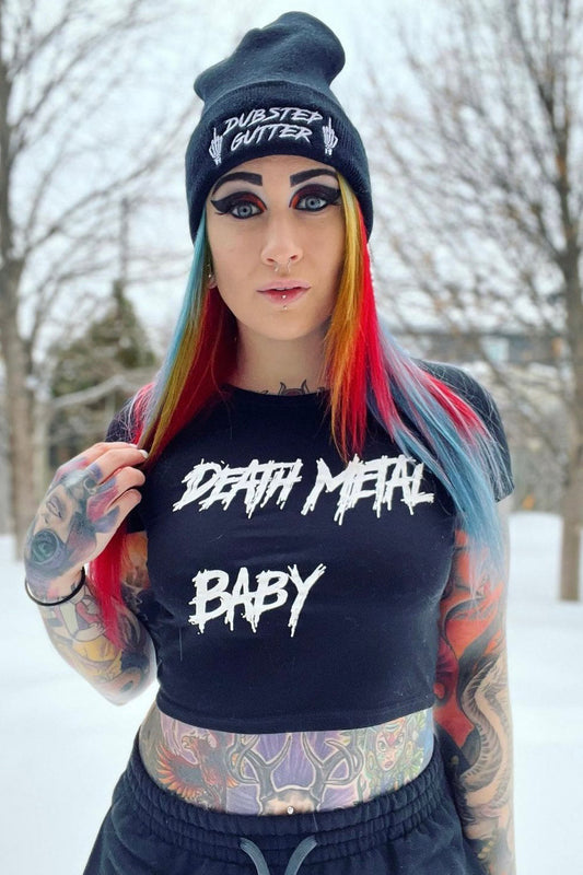 Death Metal Baby Crop Top