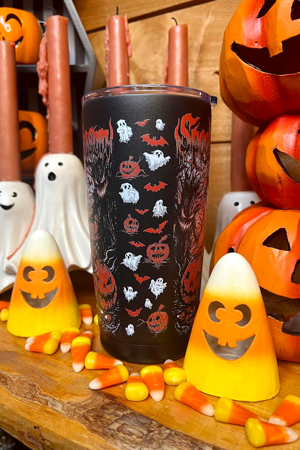 ghost travel mug