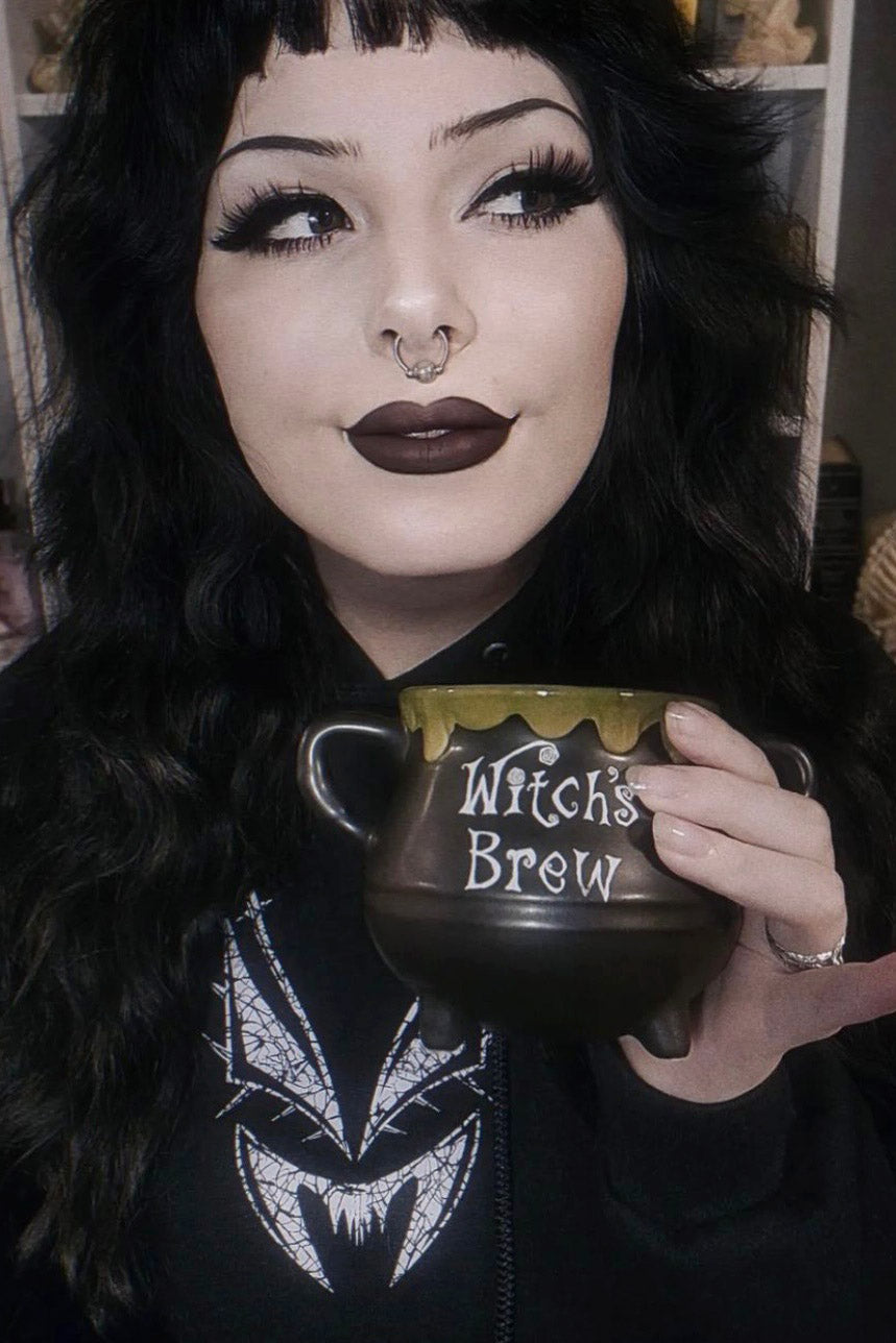 Witch's Brew Oozing Cauldron Mug