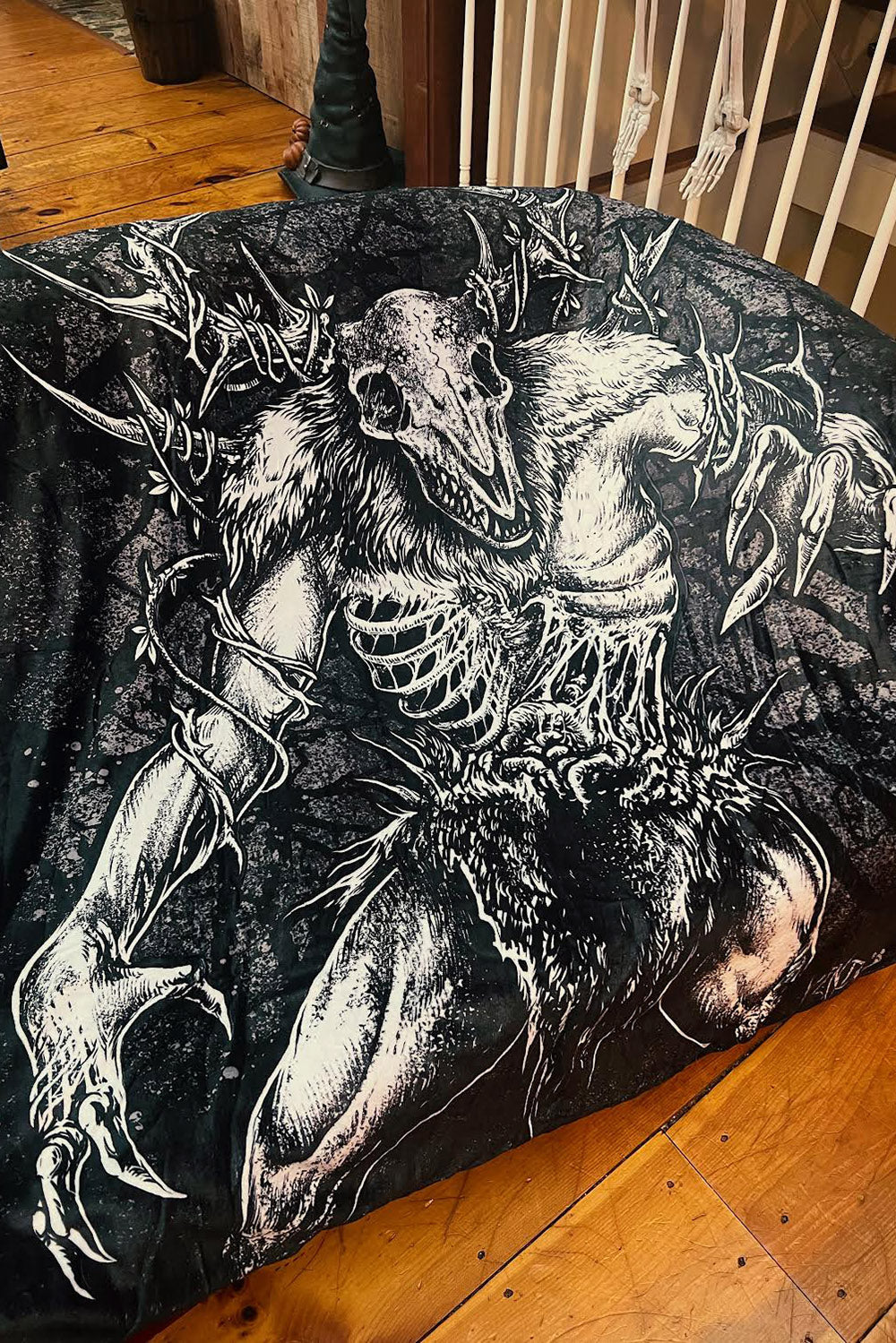 soft spooky blanket for couch