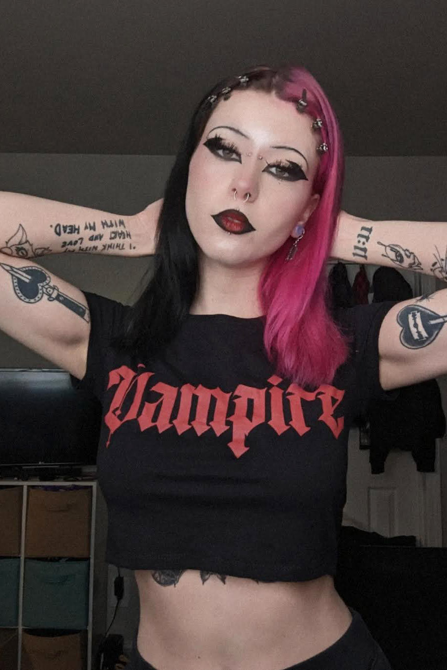 I'm a Vampire Crop Top