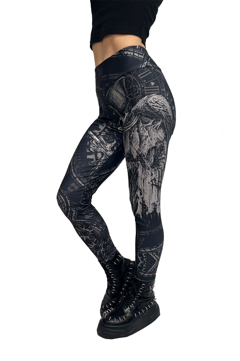 Deathcore Plague Doctor Leggings