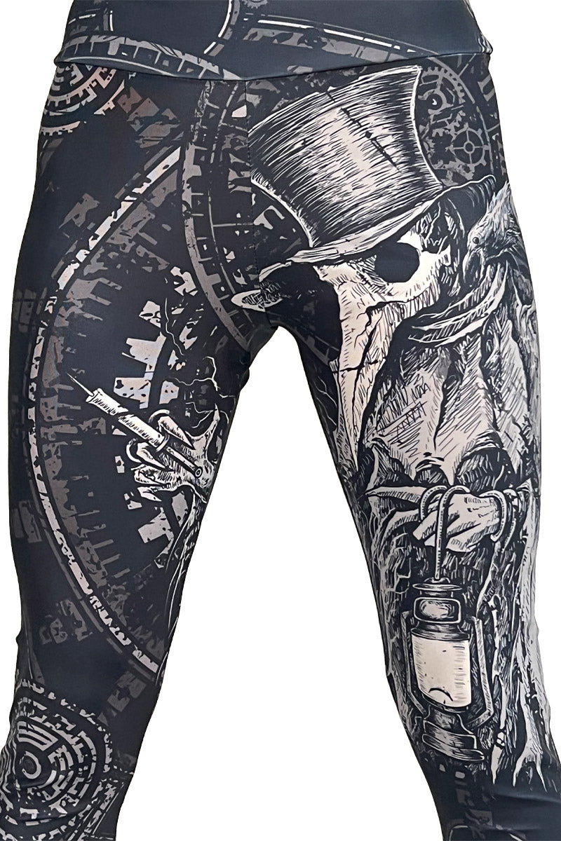 Deathcore Plague Doctor Leggings