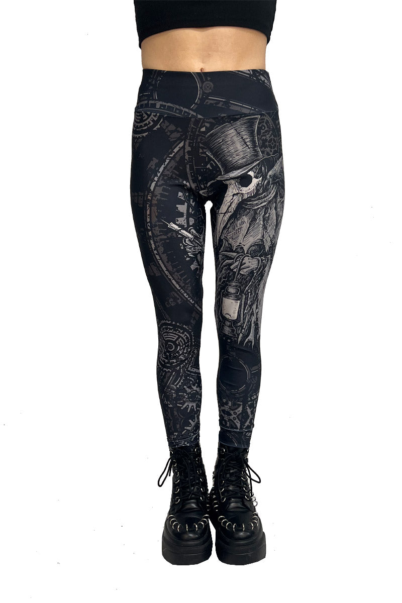 Deathcore Plague Doctor Leggings