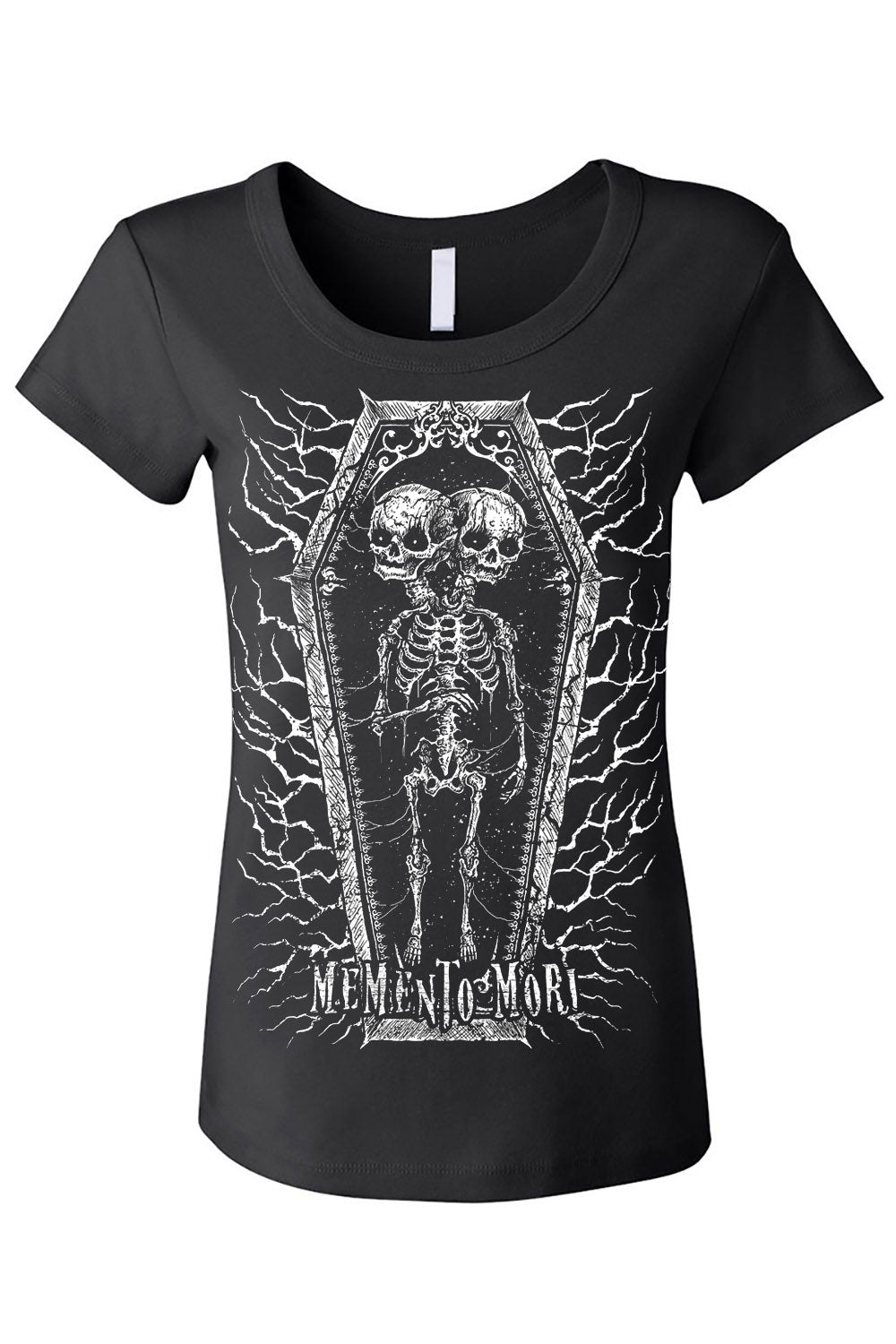 Memento Mori Conjoined Skeleton Twins Tee [Multiple Styles Available]